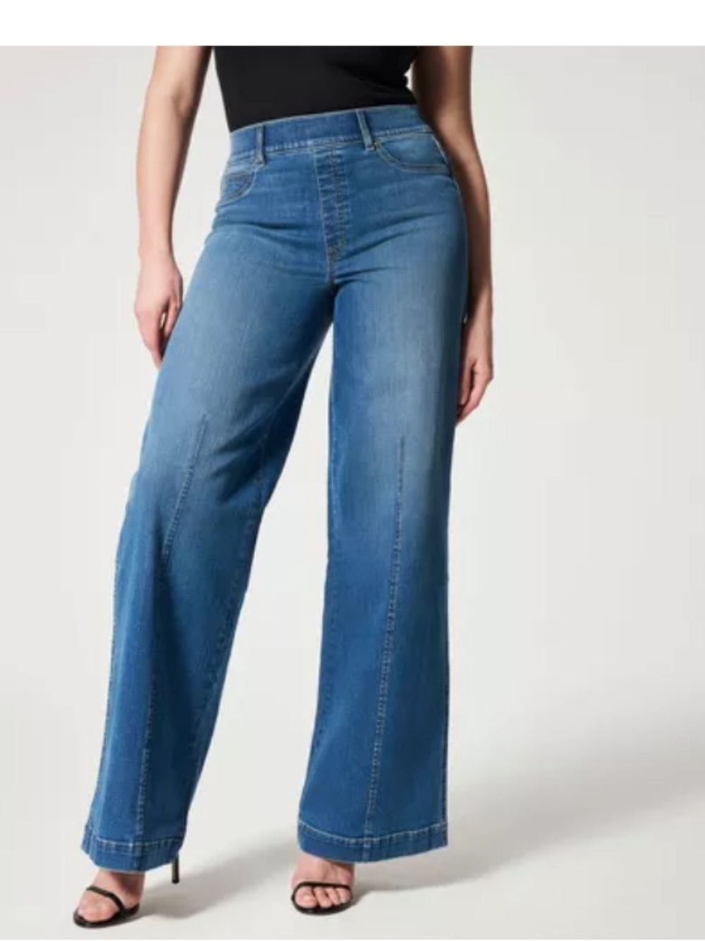 SPANX Spanx Front Seam Wide Leg Jean (L)